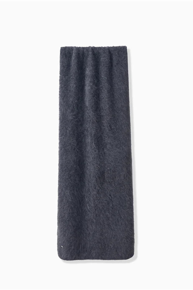 FOX CASHMERE KNITTED SCARF