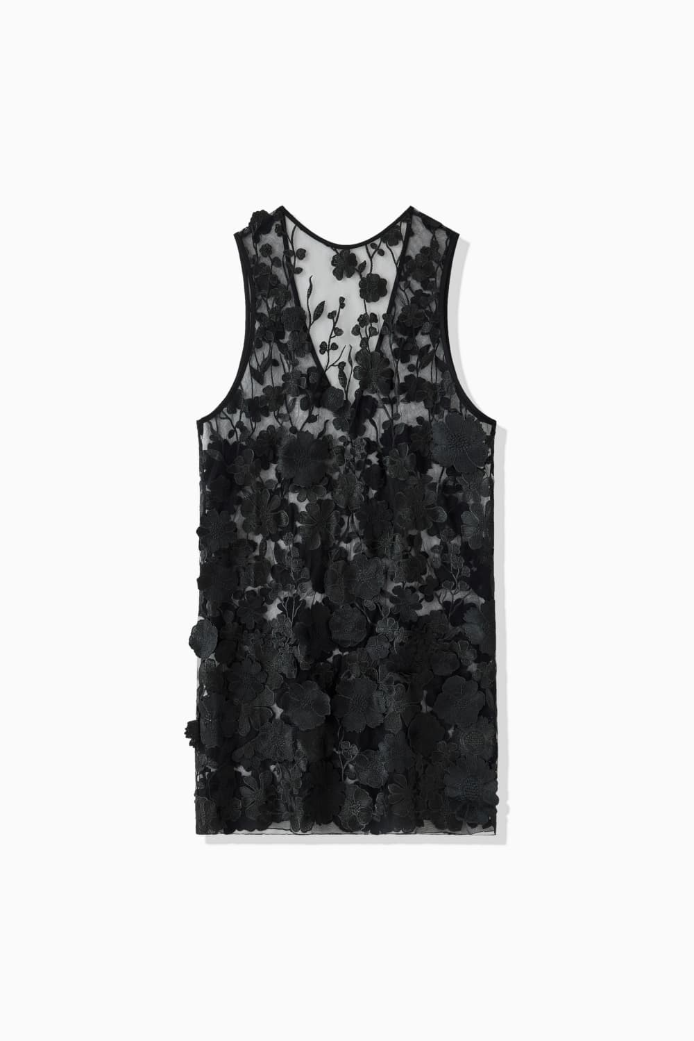 3D FLOWER LACE TUNIC