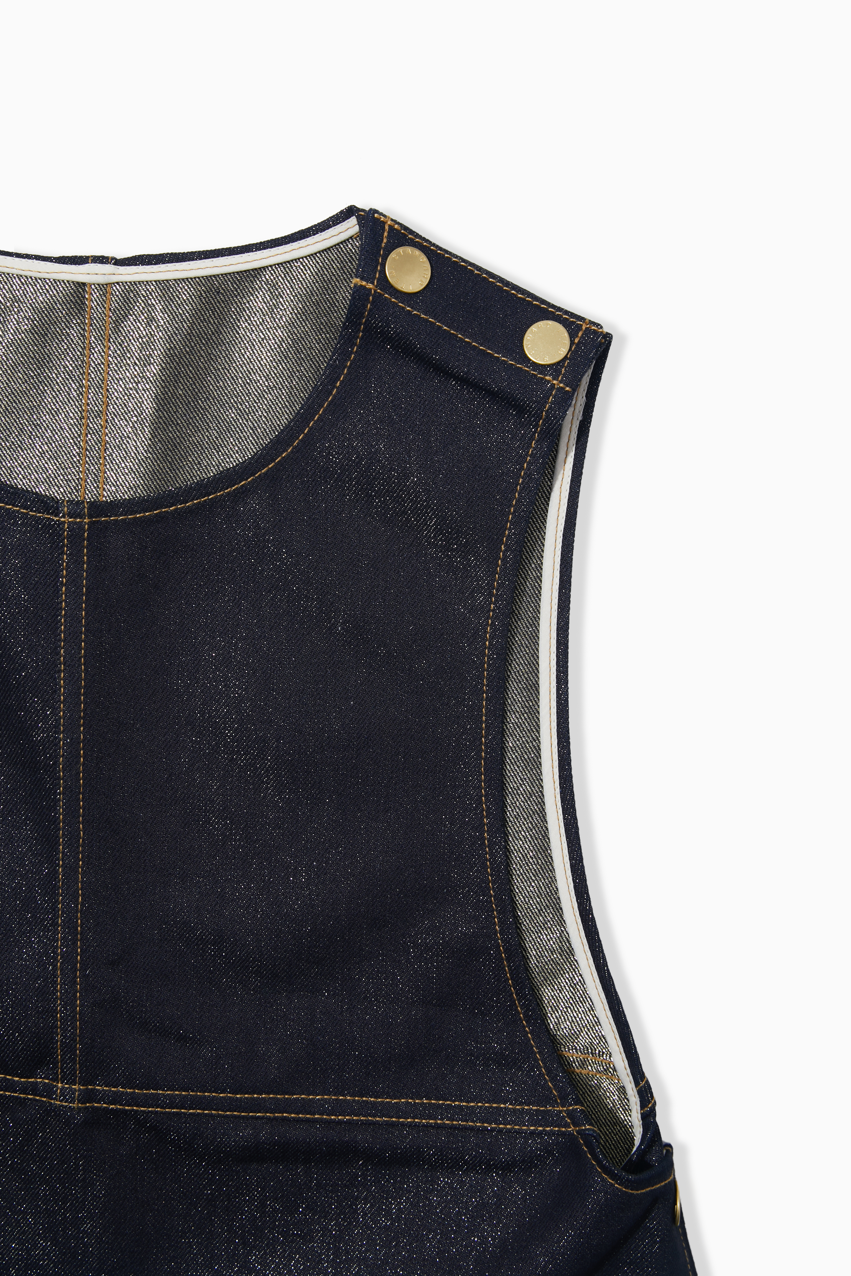 GOLD DENIM VEST