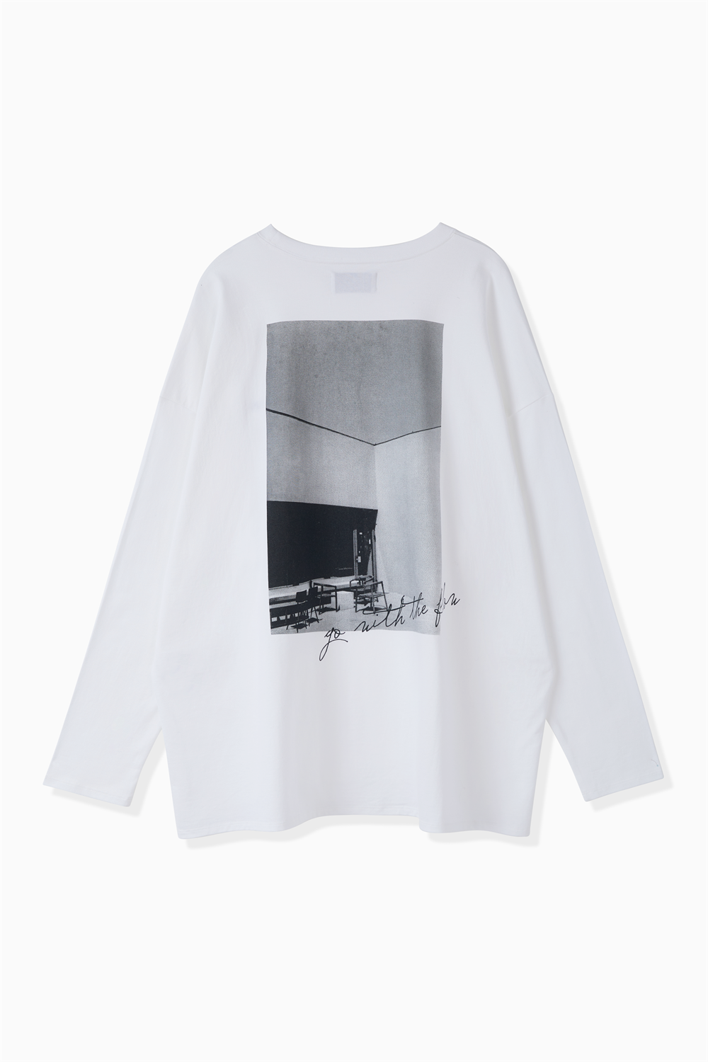 PHOTO PRINT LONG T-SHIRT