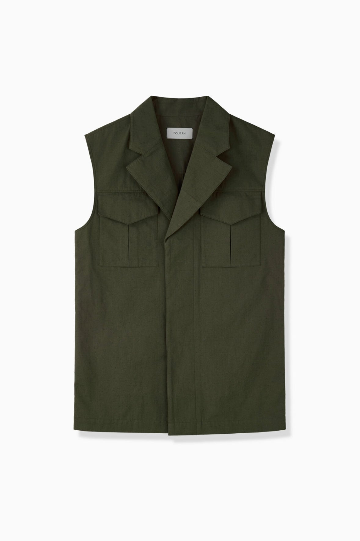 COTTON NEPPED WEAHTER VEST