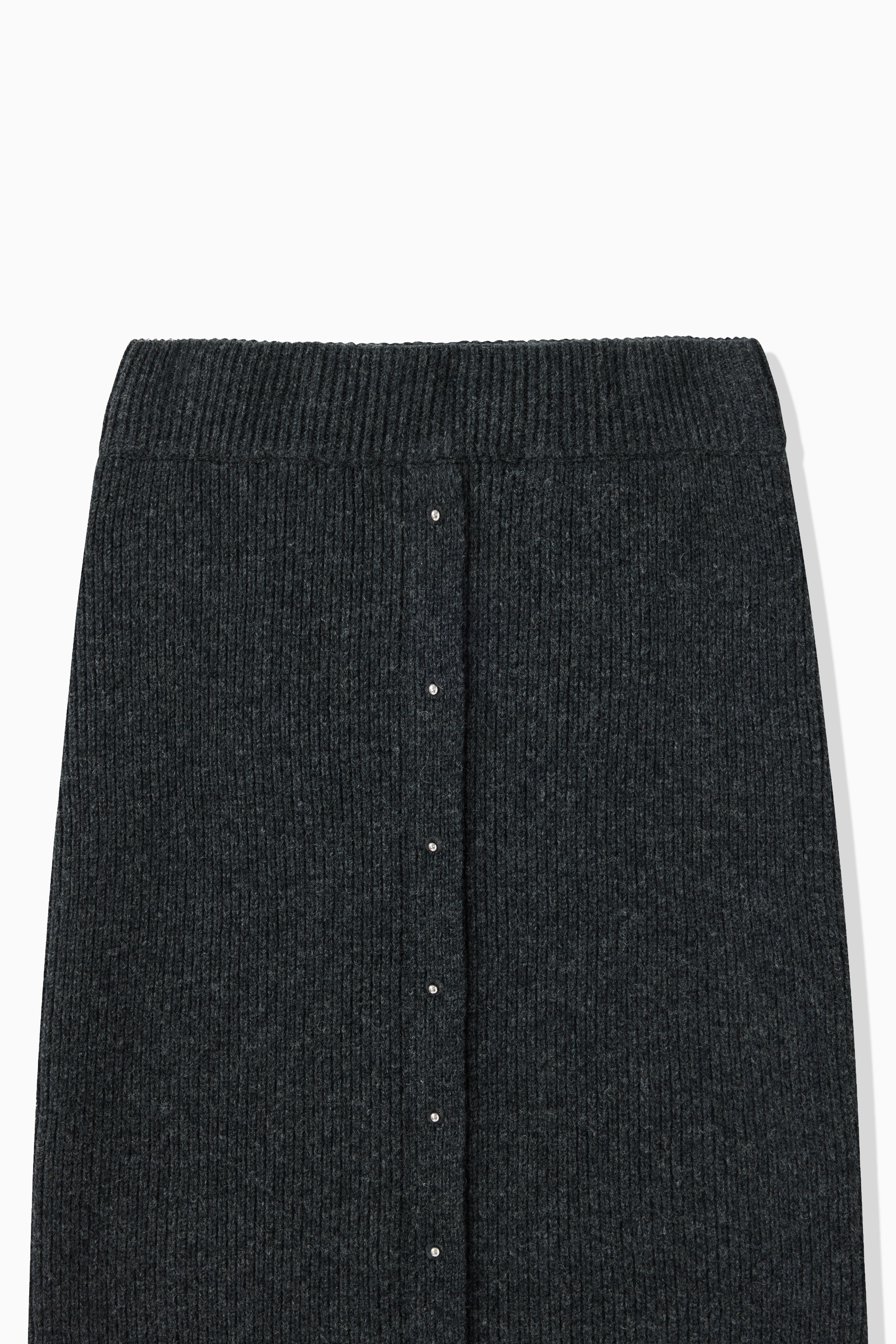 WOOL RIB KNIT SKIRT