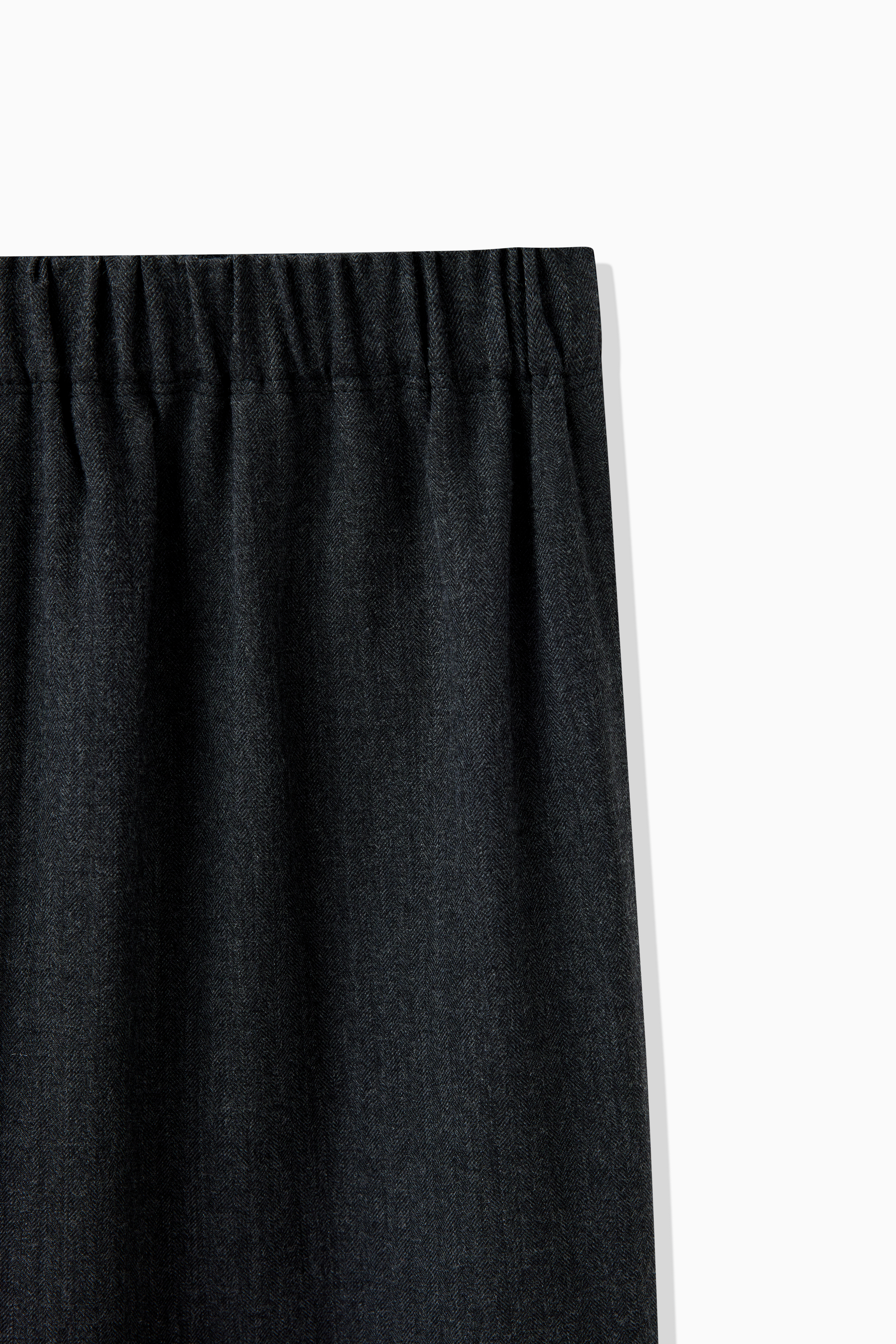 HERRINGBONE WOOL PANTS