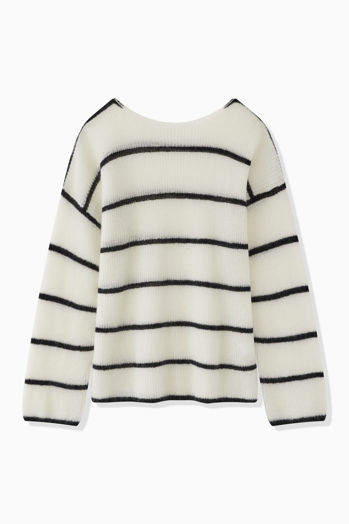 MOHAIR BORDER KNIT