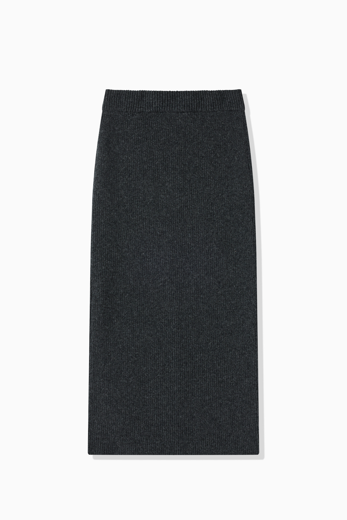 WOOL RIB KNIT SKIRT