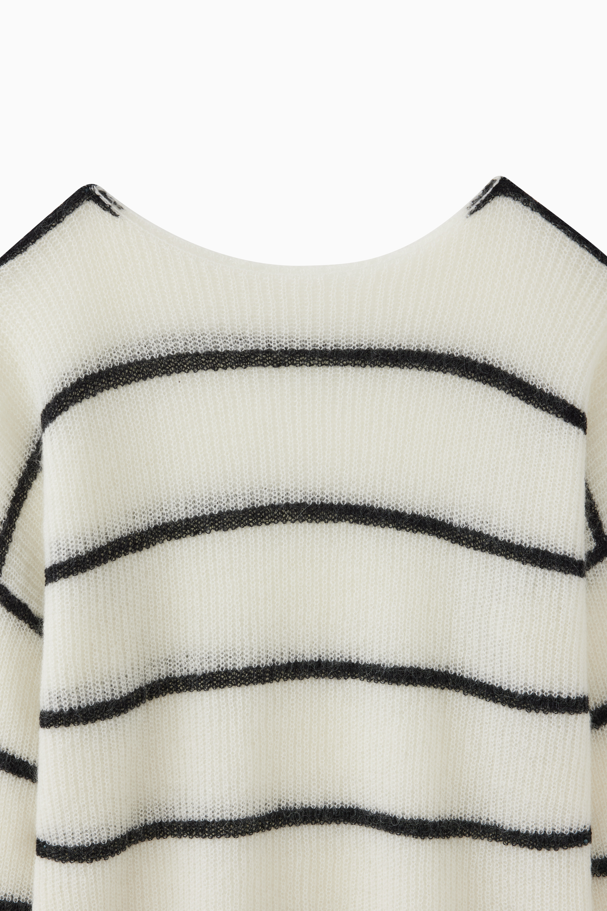 MOHAIR BORDER KNIT
