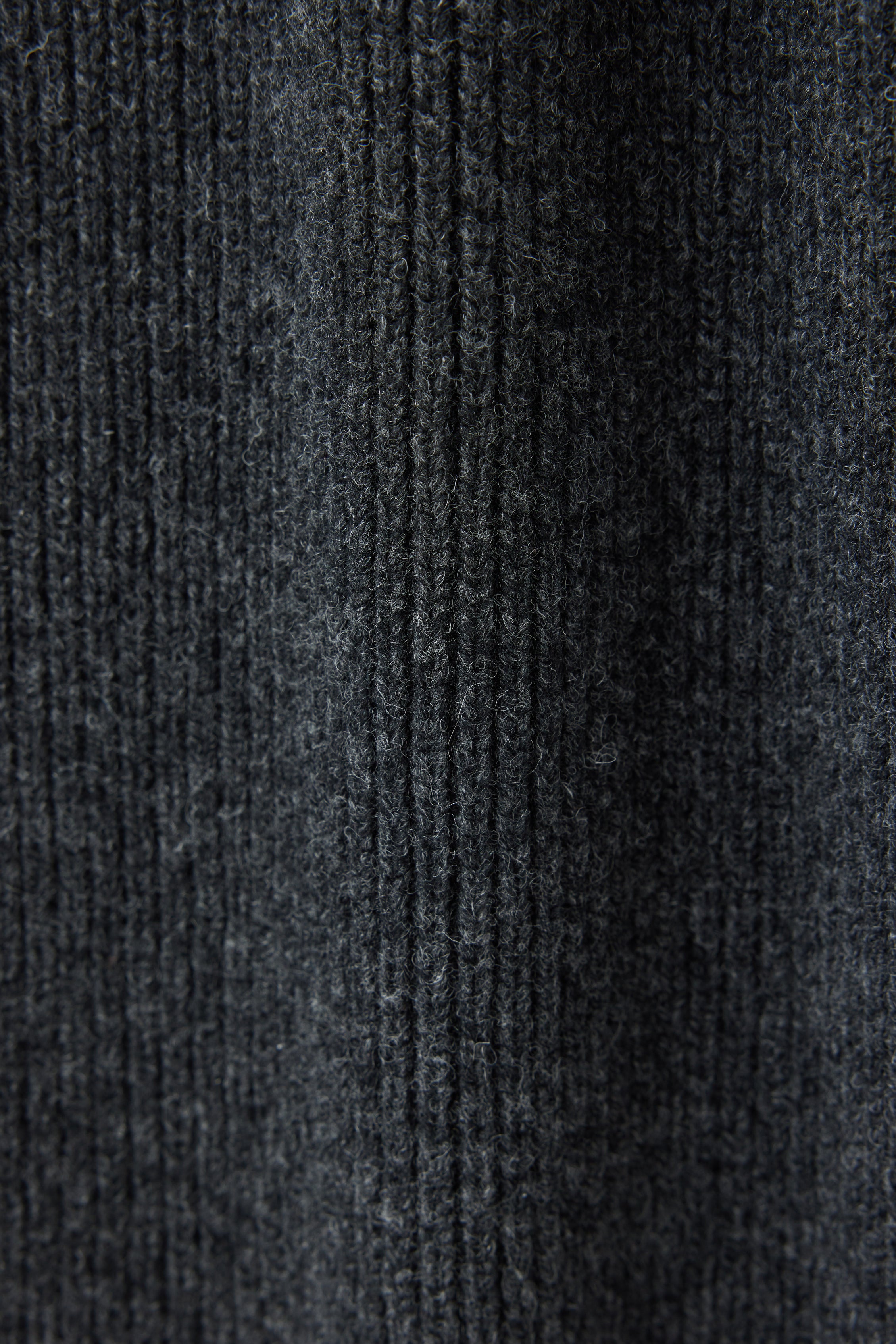WOOL RIB KNIT SKIRT