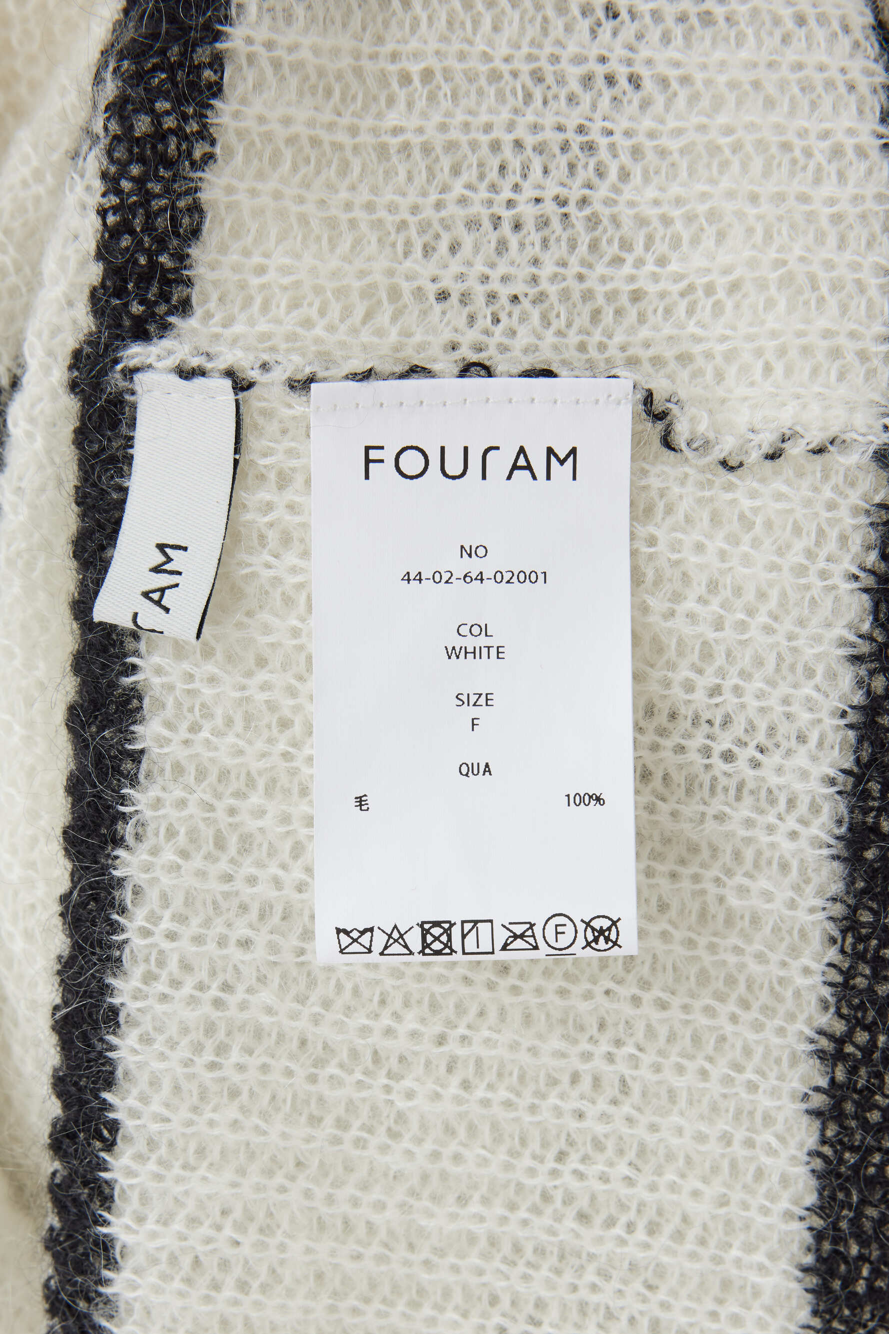 MOHAIR BORDER KNIT