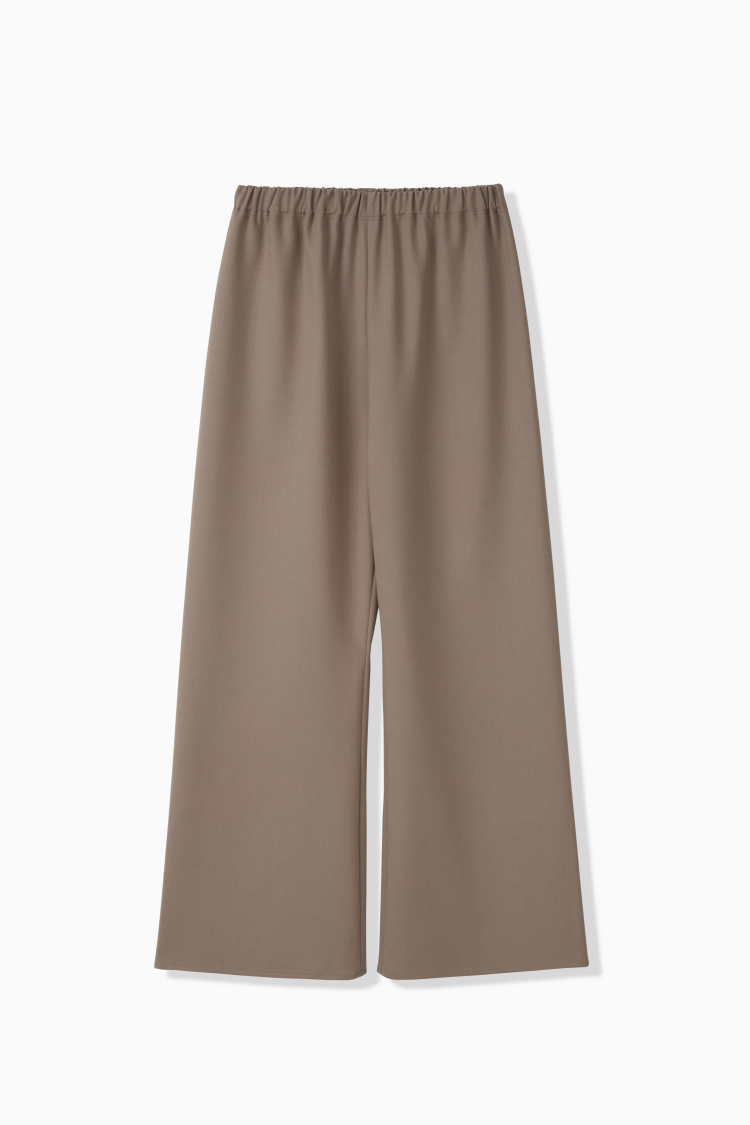 WOOL DOUBLE CLOTH PANTS