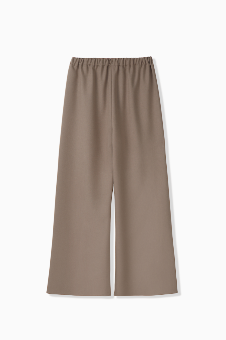 WOOL DOUBLE CLOTH PANTS