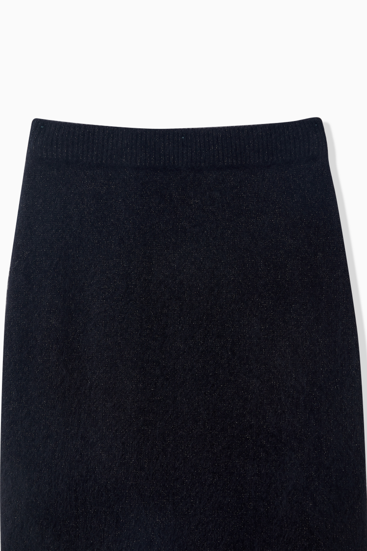 LAME FOX KNIT SKIRT