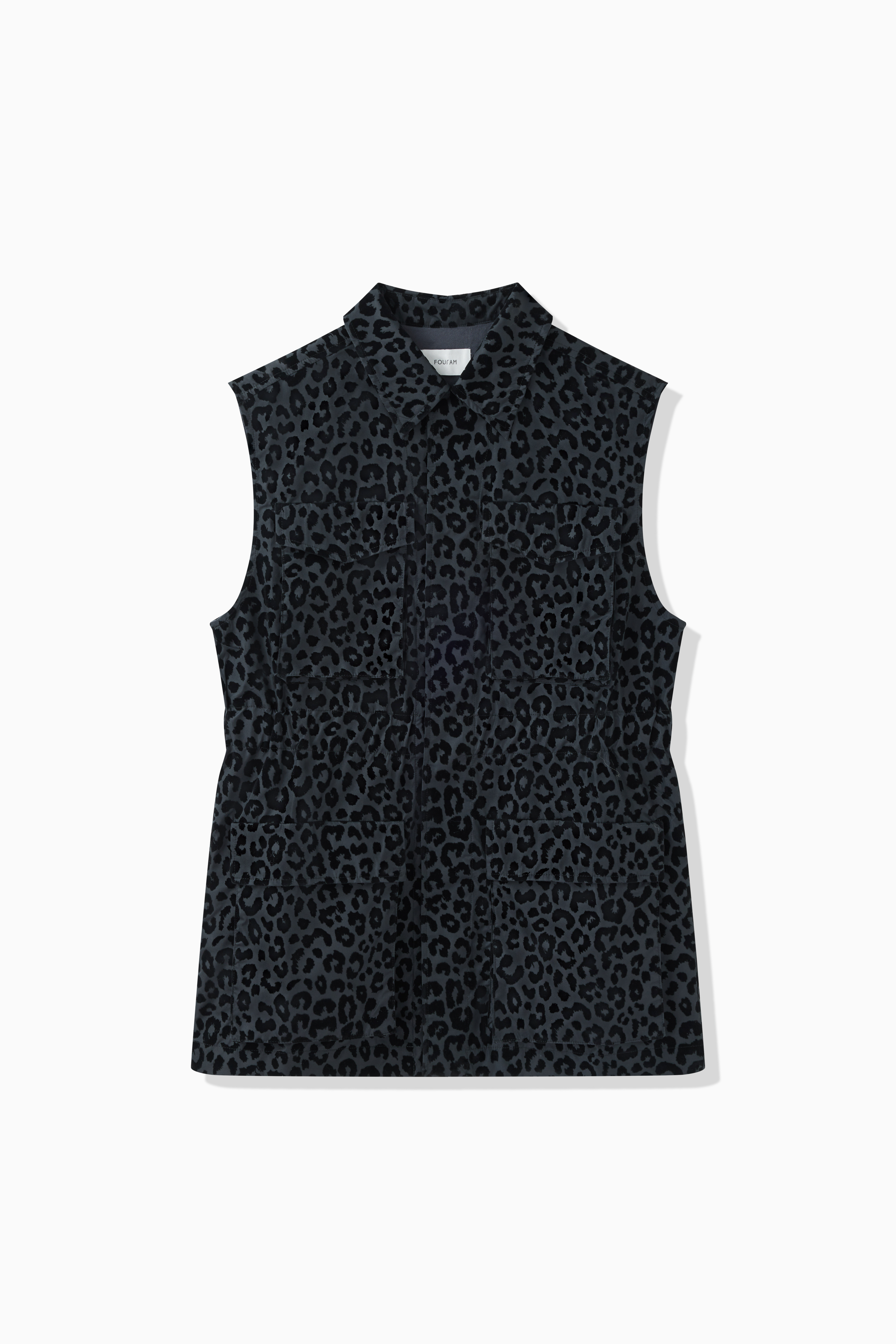 FLOCKY LEOPARD SAFARI VEST