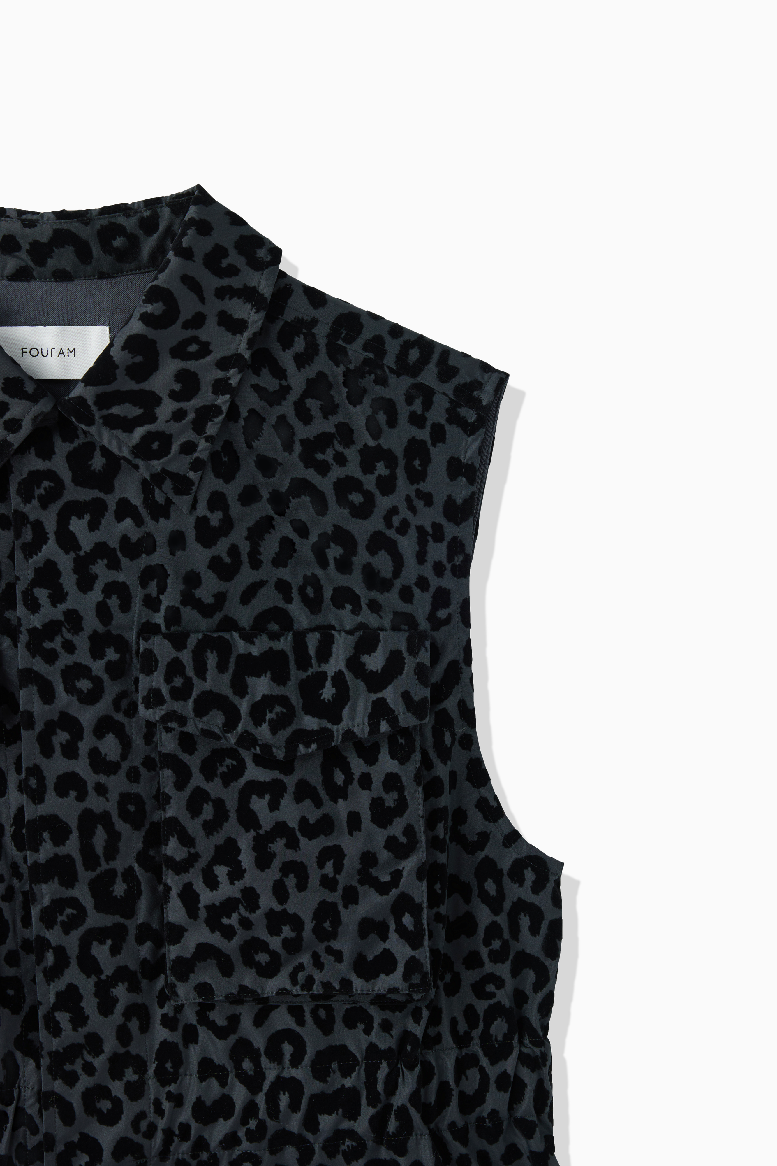 FLOCKY LEOPARD SAFARI VEST