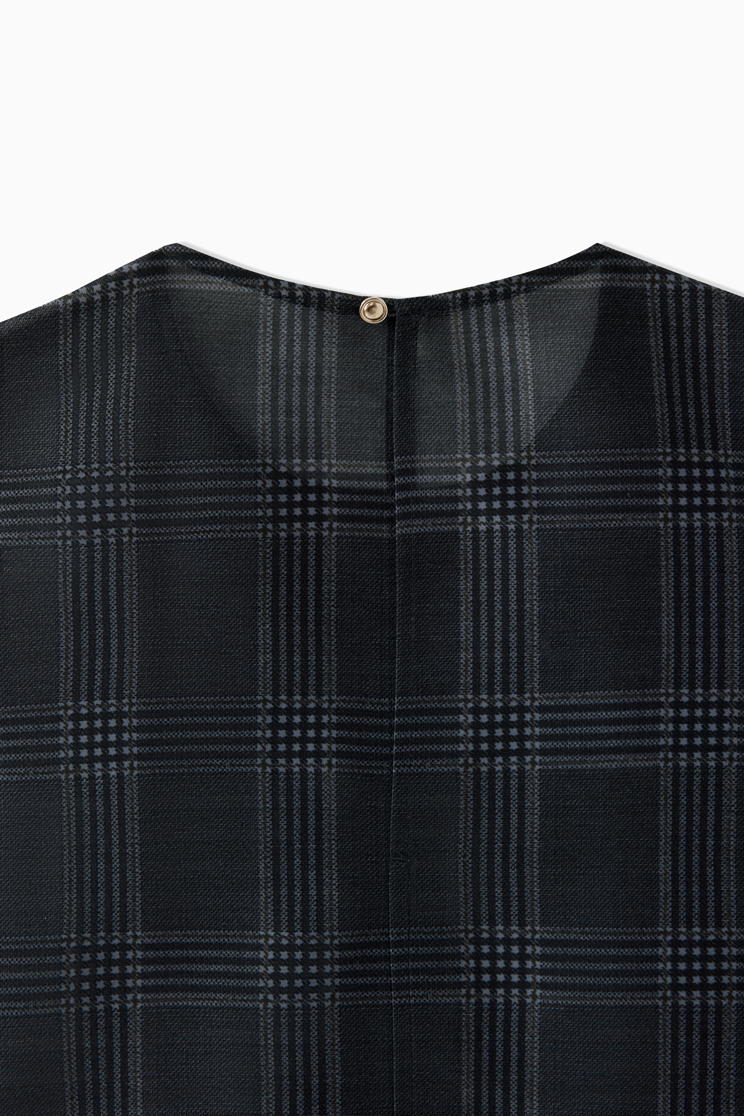 CHECK ORGANZA DRESS