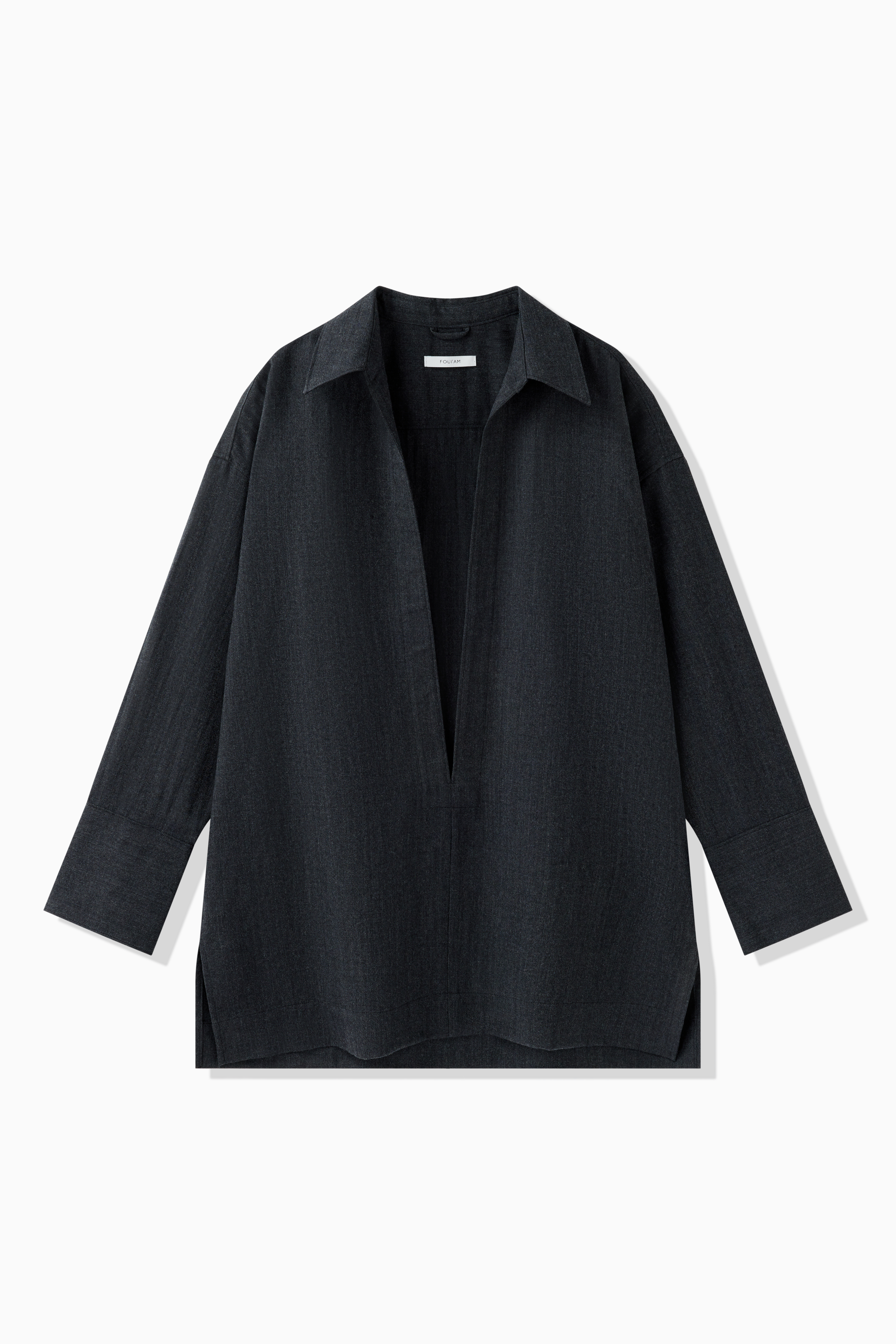 HERRINGBONE VAREUSE SHIRT