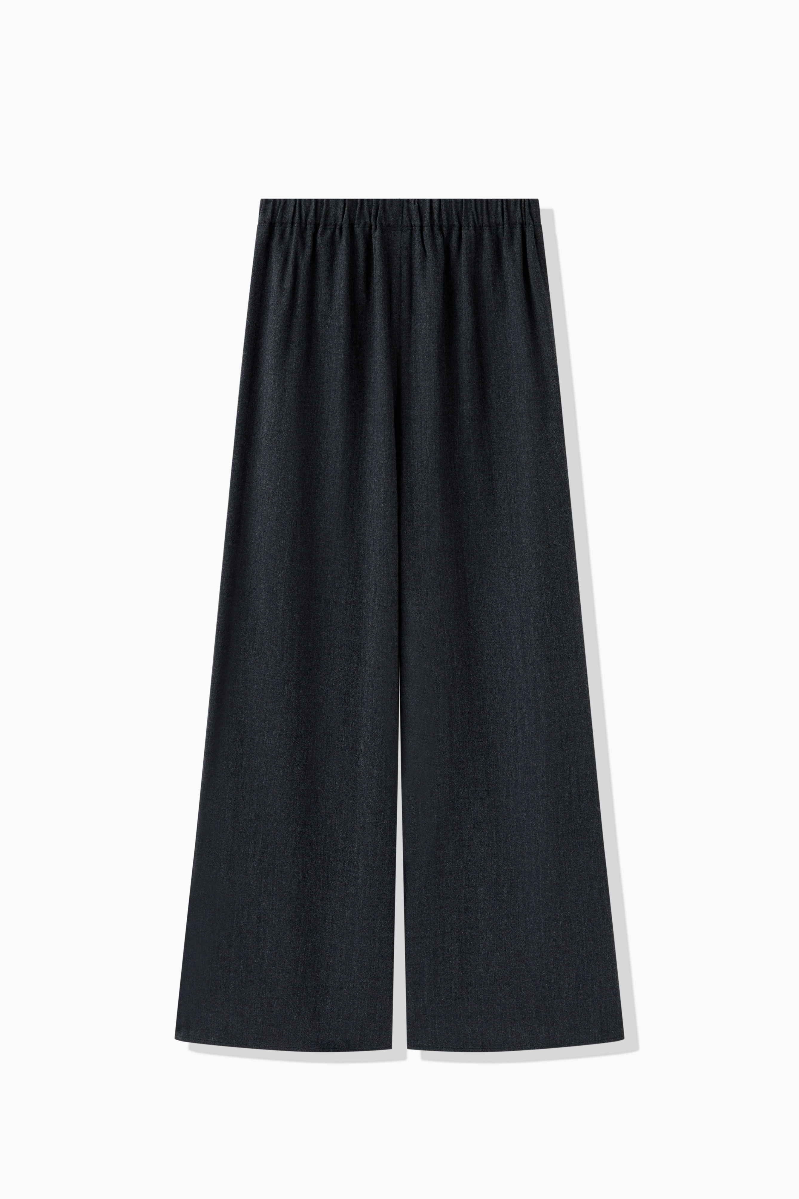 HERRINGBONE WOOL PANTS
