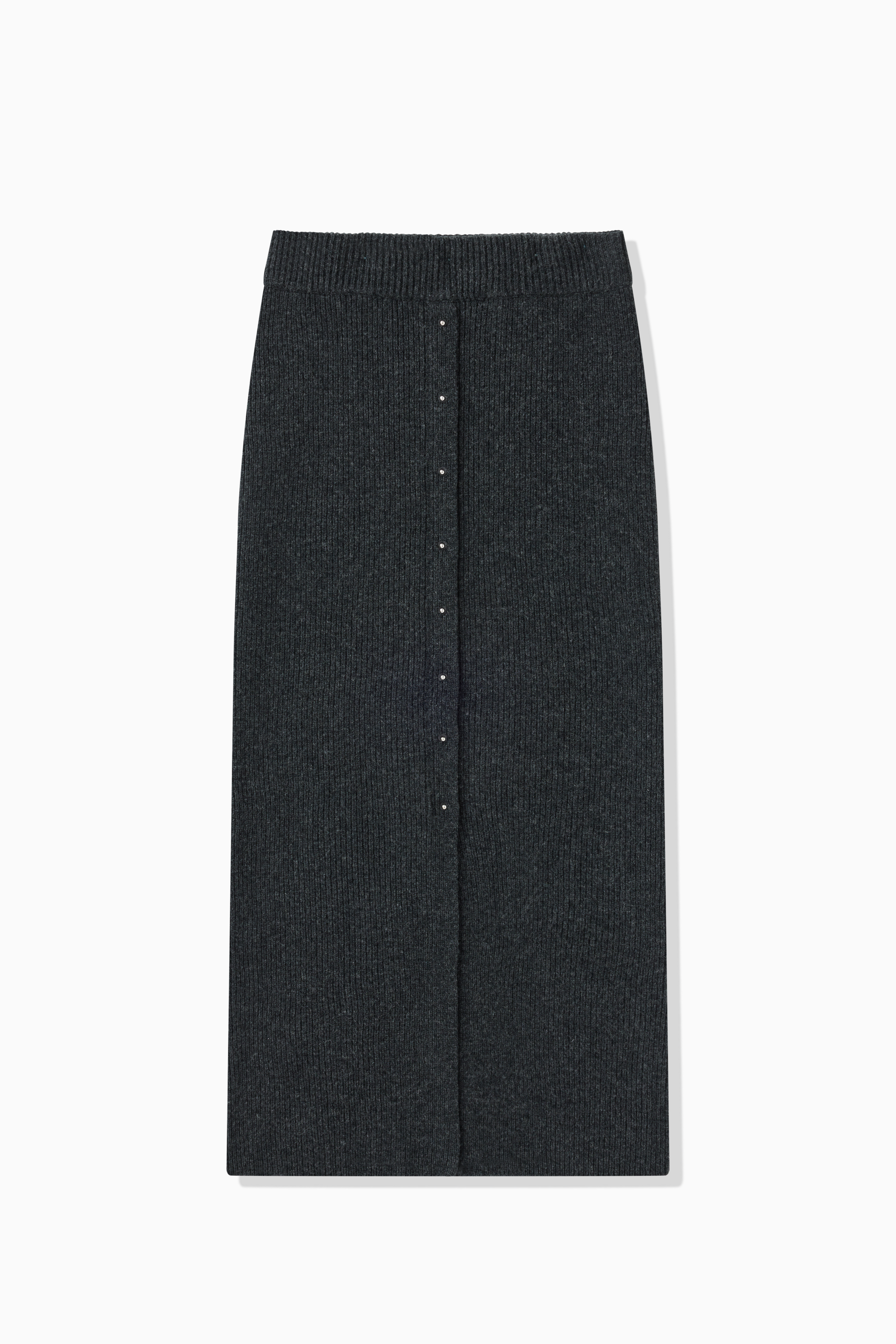 WOOL RIB KNIT SKIRT
