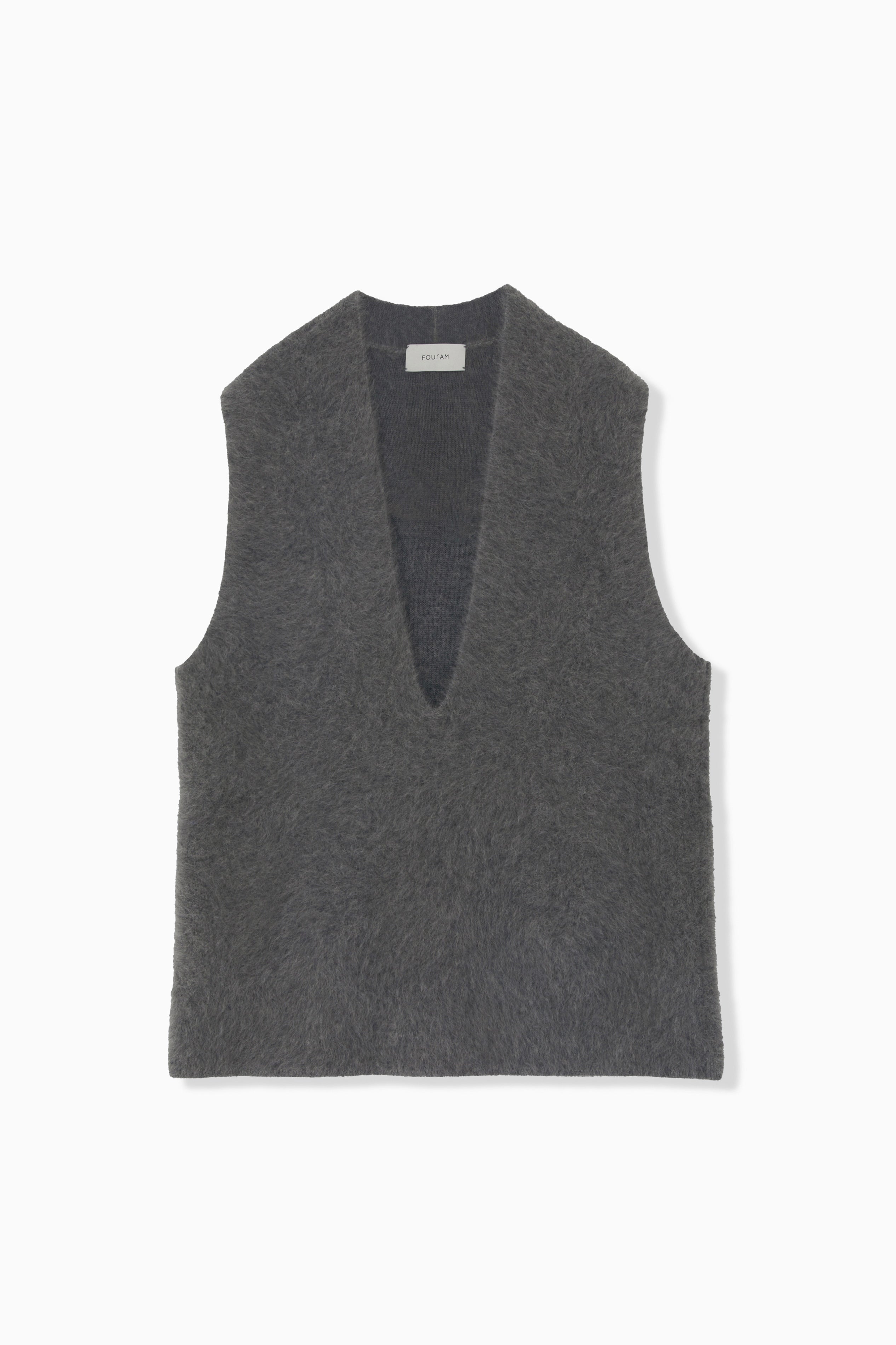 CASHMERE FOX KNIT VEST