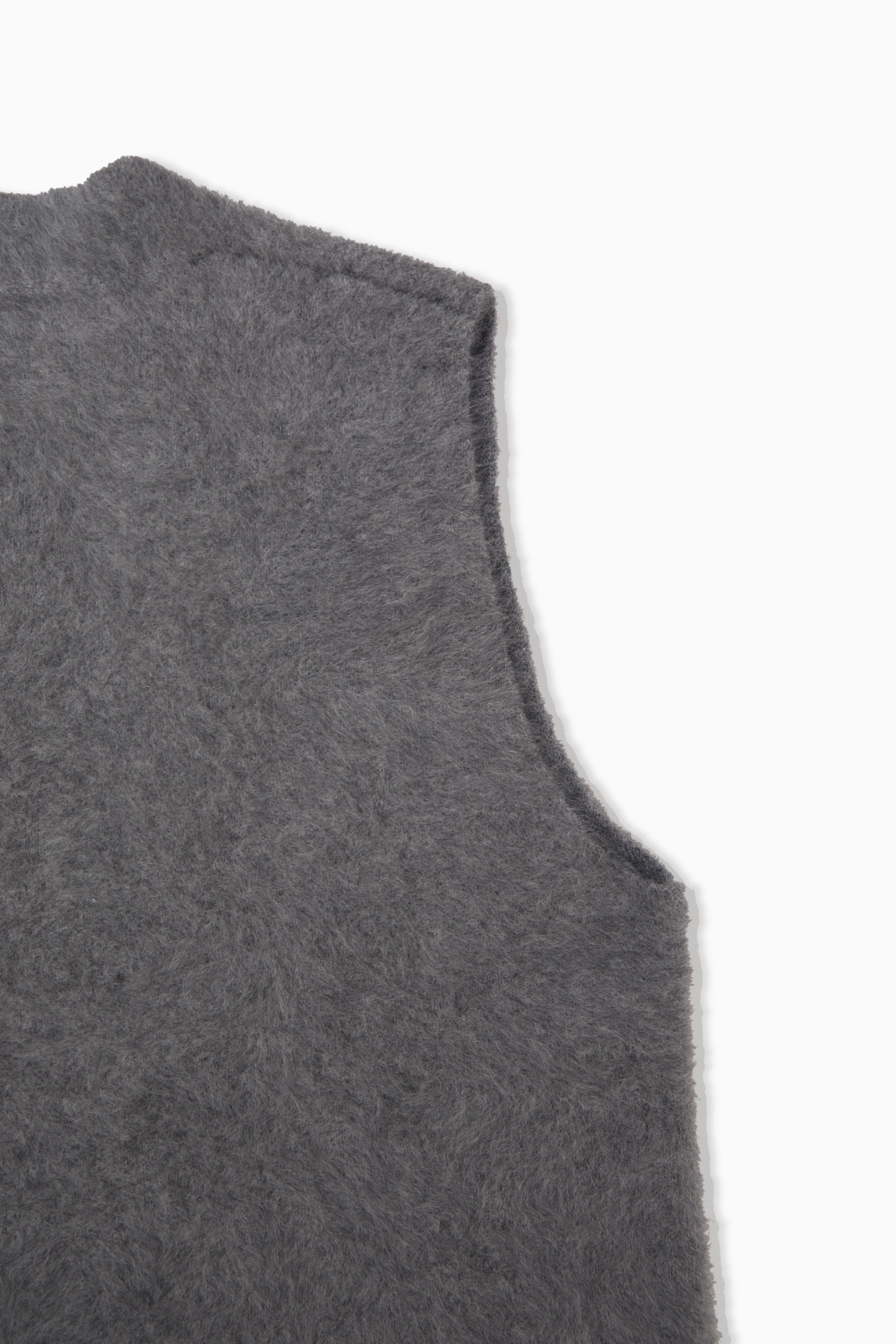 CASHMERE FOX KNIT VEST